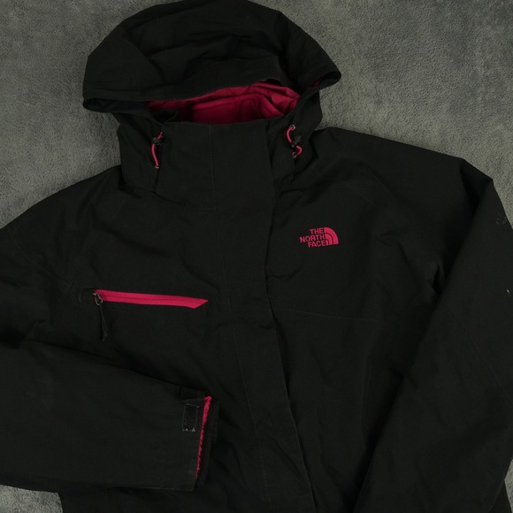 The North Face Jackets & Blazers - The North Face Cinnabar Triclimate Jacket Womens L Black Pink Waterproof 3-in-1